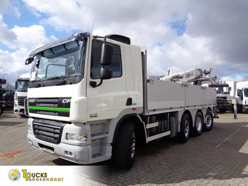 DAF CF 85.460 + Euro 5 + JKB Kennis Type 20.000 Crane + Pto + Stone transport - Vrachtwagen met open laadbak, Kraanwagen: afbeelding 1 DAF CF 85.460 + Euro 5 + JKB Kennis Type 20.000 Crane + Pto + Stone transport - Vrachtwagen met open laadbak, Kraanwagen: afbeelding 1
