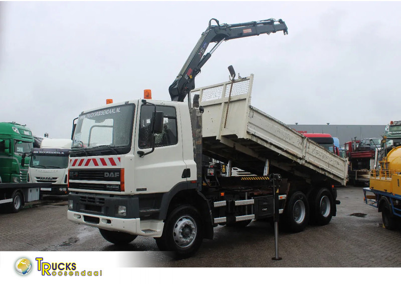 DAF Kipper 6x4 + SPRING + EURO 1 + no CRANE + Manuel + BE apk 09-2024 - Kipper vrachtwagen: afbeelding 1 DAF Kipper 6x4 + SPRING + EURO 1 + no CRANE + Manuel + BE apk 09-2024 - Kipper vrachtwagen: afbeelding 1