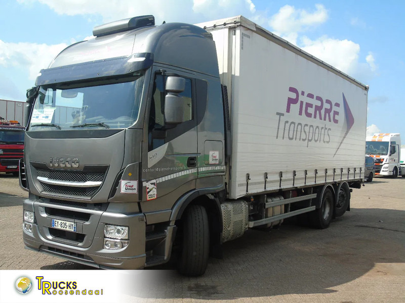 Iveco Stralis 510 + EURO 6 + STEERING AXLE - Schuifzeilen vrachtwagen: afbeelding 1 Iveco Stralis 510 + EURO 6 + STEERING AXLE - Schuifzeilen vrachtwagen: afbeelding 1