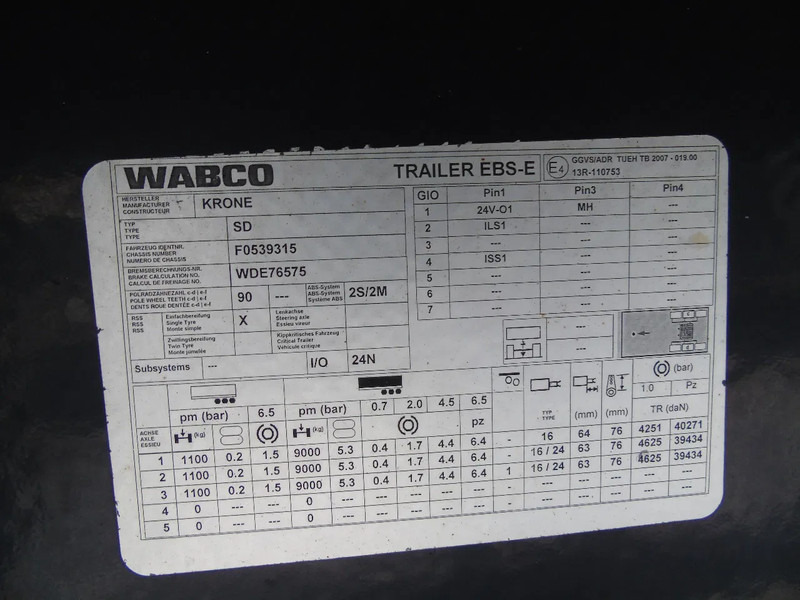 Krone 3xAXLE SAF - Gesloten oplegger: afbeelding 4 Krone 3xAXLE SAF - Gesloten oplegger: afbeelding 4