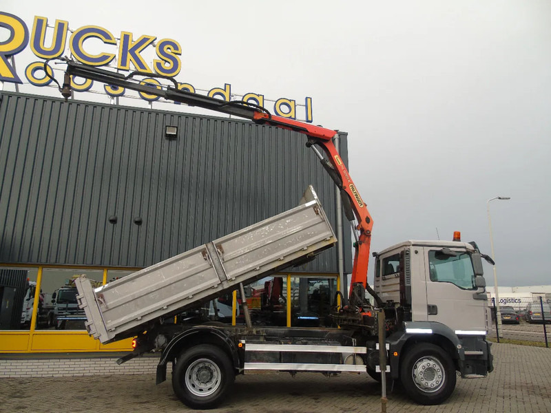 MAN TGM 18.250 + PALFINGER 11.001K + TIPPER + EURO 5 - Kraanwagen: afbeelding 3 MAN TGM 18.250 + PALFINGER 11.001K + TIPPER + EURO 5 - Kraanwagen: afbeelding 3