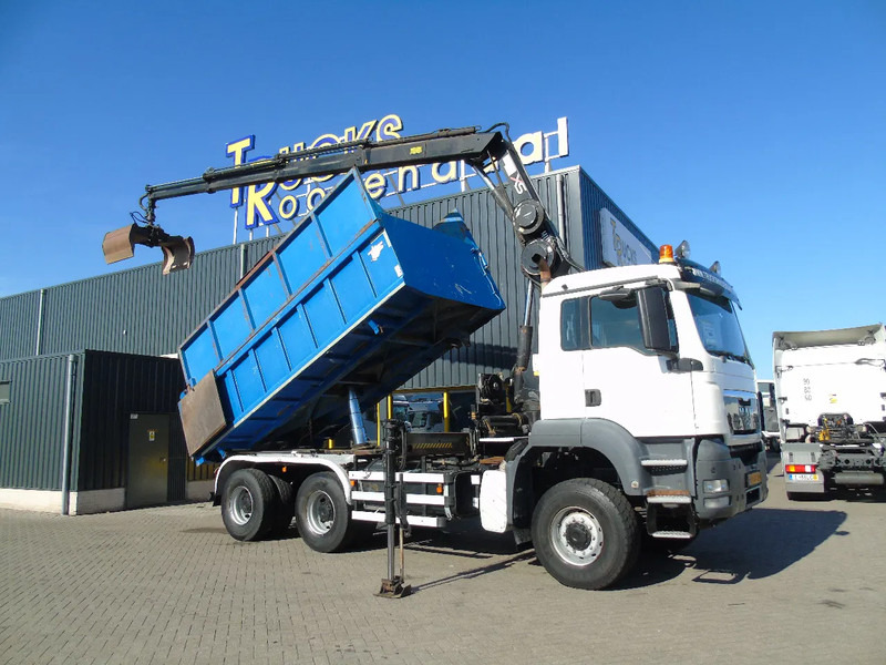 MAN TGS 26.400 + 6x6 + HIAB 166 E3 HIPRO + 3SIDE TIPPER - Kraanwagen: afbeelding 2 MAN TGS 26.400 + 6x6 + HIAB 166 E3 HIPRO + 3SIDE TIPPER - Kraanwagen: afbeelding 2