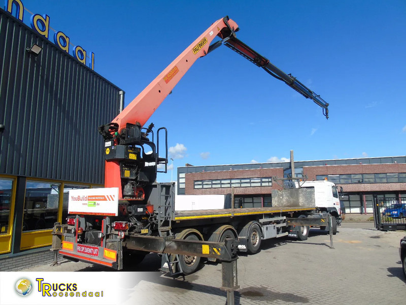MOL PALFINGER 40001EL - 22 METER LENGTH + REMOTE - Open bak met boorden oplegger: afbeelding 1 MOL PALFINGER 40001EL - 22 METER LENGTH + REMOTE - Open bak met boorden oplegger: afbeelding 1