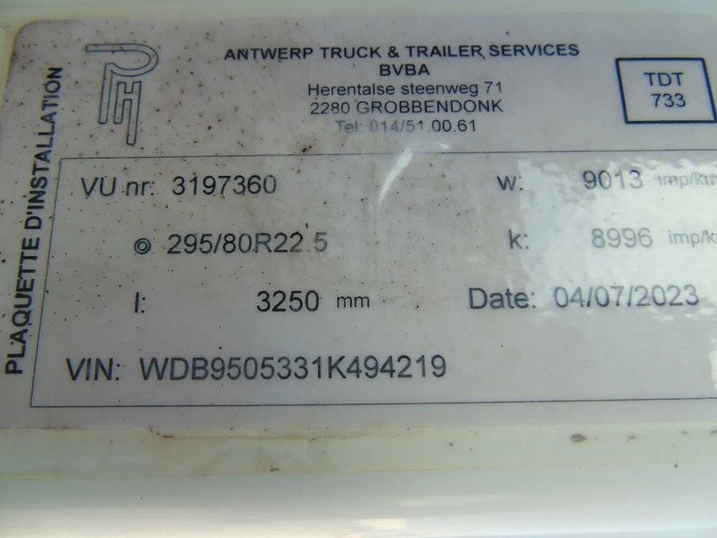 Vacuümwagen Mercedes-Benz Atego 1923 + 8.800 liter INOX + complete pump/tipper/functional + EURO 2: afbeelding 18 Vacuümwagen Mercedes-Benz Atego 1923 + 8.800 liter INOX + complete pump/tipper/functional + EURO 2: afbeelding 18