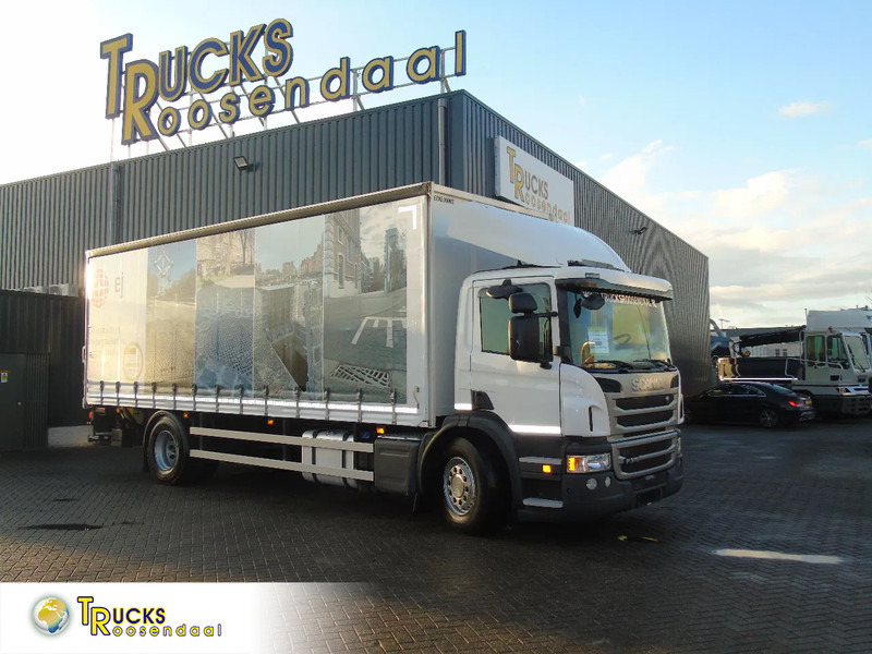 Scania P 370 + LIFT + EURO 6 + 19T - Schuifzeilen vrachtwagen: afbeelding 1 Scania P 370 + LIFT + EURO 6 + 19T - Schuifzeilen vrachtwagen: afbeelding 1