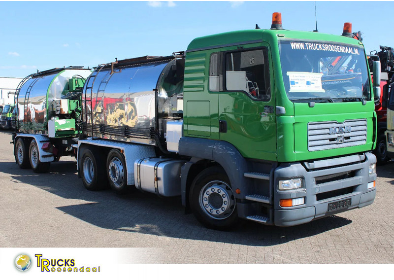 MAN TGA 26.310 + LINDHOFF EN LINNE 6M3 + MANUAL + COMBI - Vrachtwagen: afbeelding 1 MAN TGA 26.310 + LINDHOFF EN LINNE 6M3 + MANUAL + COMBI - Vrachtwagen: afbeelding 1