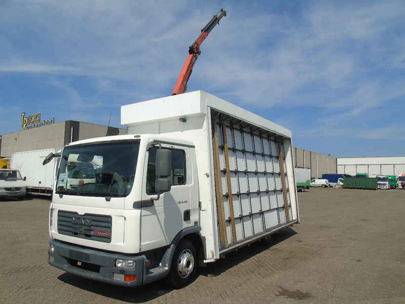 MAN TGL 8.180 + PALFINGER + GLASS TRUCK + MANUAL - Vrachtwagen, Kraanwagen: afbeelding 2 MAN TGL 8.180 + PALFINGER + GLASS TRUCK + MANUAL - Vrachtwagen, Kraanwagen: afbeelding 2