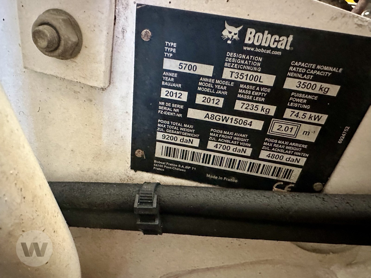 Bobcat T 35100 L - Verreiker: afbeelding 2 Bobcat T 35100 L - Verreiker: afbeelding 2