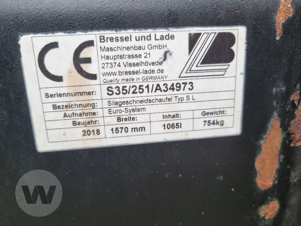 Bressel & Lade SILAGESCHNEIDSCHAUFE - Silo materieel: afbeelding 2 Bressel & Lade SILAGESCHNEIDSCHAUFE - Silo materieel: afbeelding 2