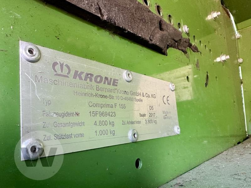 Ronde balenpers Krone Comprima F 155 XC: afbeelding 8