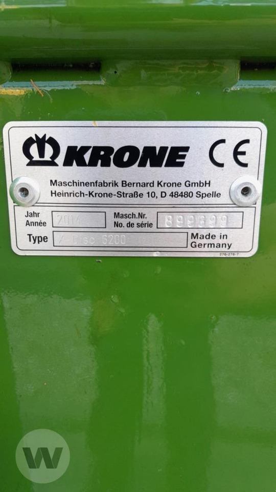 Krone X-Disc 6200 GPS-SW - Maaimachine: afbeelding 5 Krone X-Disc 6200 GPS-SW - Maaimachine: afbeelding 5