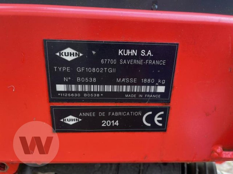 Kuhn GF 10802 - Hooischudder: afbeelding 3 Kuhn GF 10802 - Hooischudder: afbeelding 3