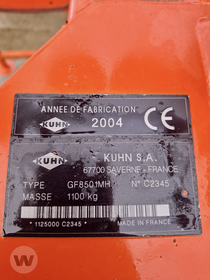 Kuhn GF 8501 - Hooischudder: afbeelding 2 Kuhn GF 8501 - Hooischudder: afbeelding 2