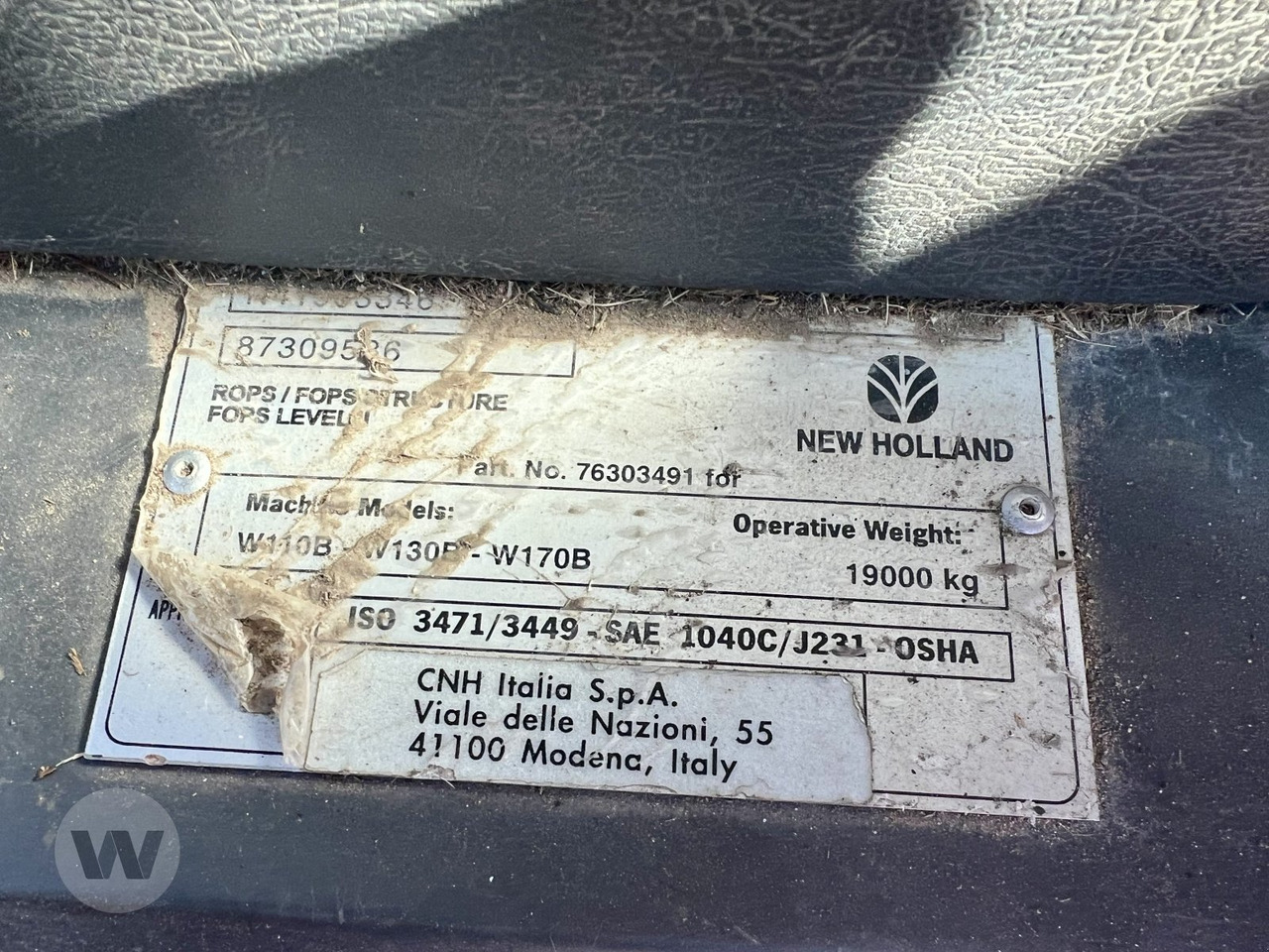 New Holland W 170 B - Wiellader: afbeelding 5 New Holland W 170 B - Wiellader: afbeelding 5