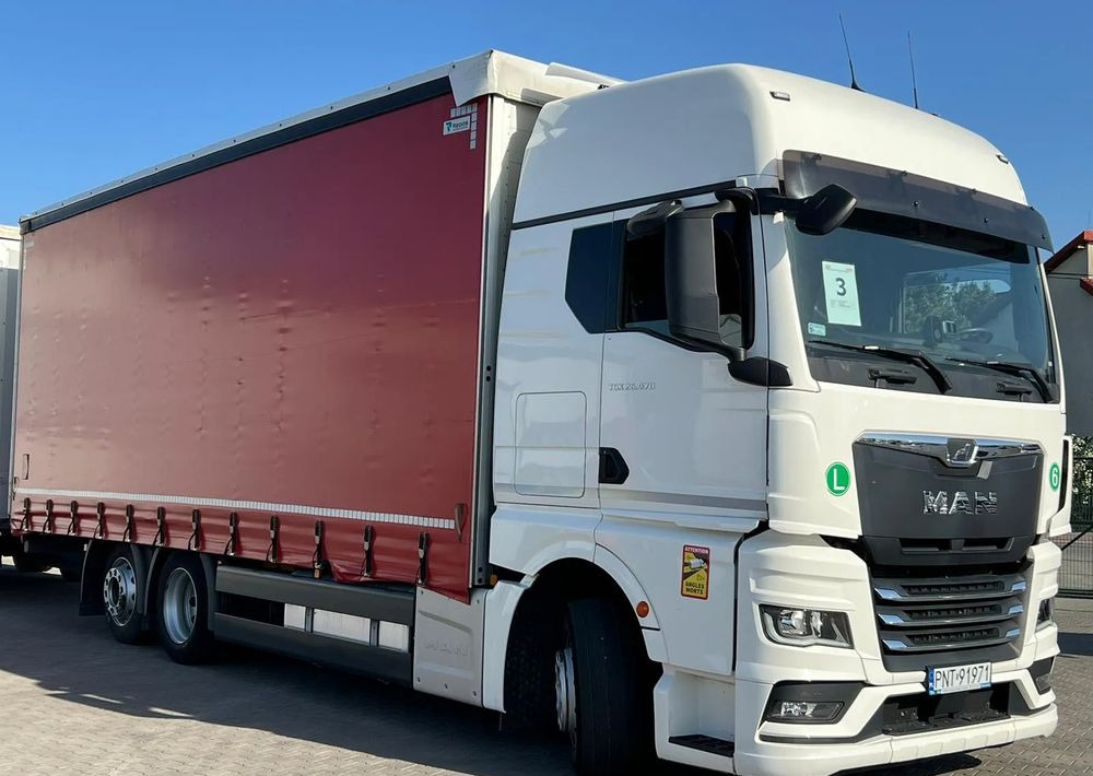 MAN TGX 26.470 z przyczepą Redos - Schuifzeilen vrachtwagen, Aanhangwagen met huif: afbeelding 3 MAN TGX 26.470 z przyczepą Redos - Schuifzeilen vrachtwagen, Aanhangwagen met huif: afbeelding 3