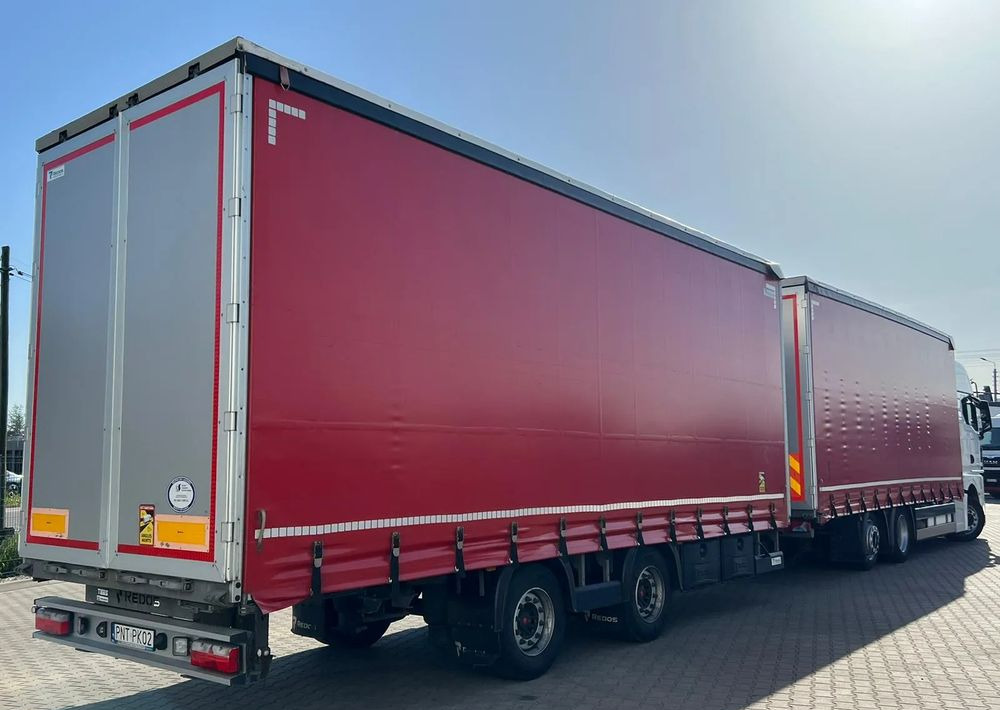 MAN TGX 26.470 z przyczepą Redos - Schuifzeilen vrachtwagen, Aanhangwagen met huif: afbeelding 5 MAN TGX 26.470 z przyczepą Redos - Schuifzeilen vrachtwagen, Aanhangwagen met huif: afbeelding 5