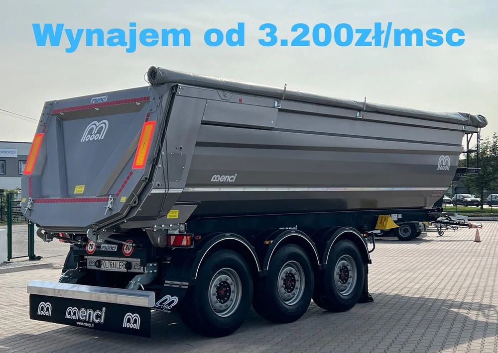 Menci Wywrotka stalowa 27m3, Cramaro Elektryczny/Manualny/Boczny // Waga 6000 kg // Hardox HB500 - Kipper oplegger: afbeelding 1 Menci Wywrotka stalowa 27m3, Cramaro Elektryczny/Manualny/Boczny // Waga 6000 kg // Hardox HB500 - Kipper oplegger: afbeelding 1
