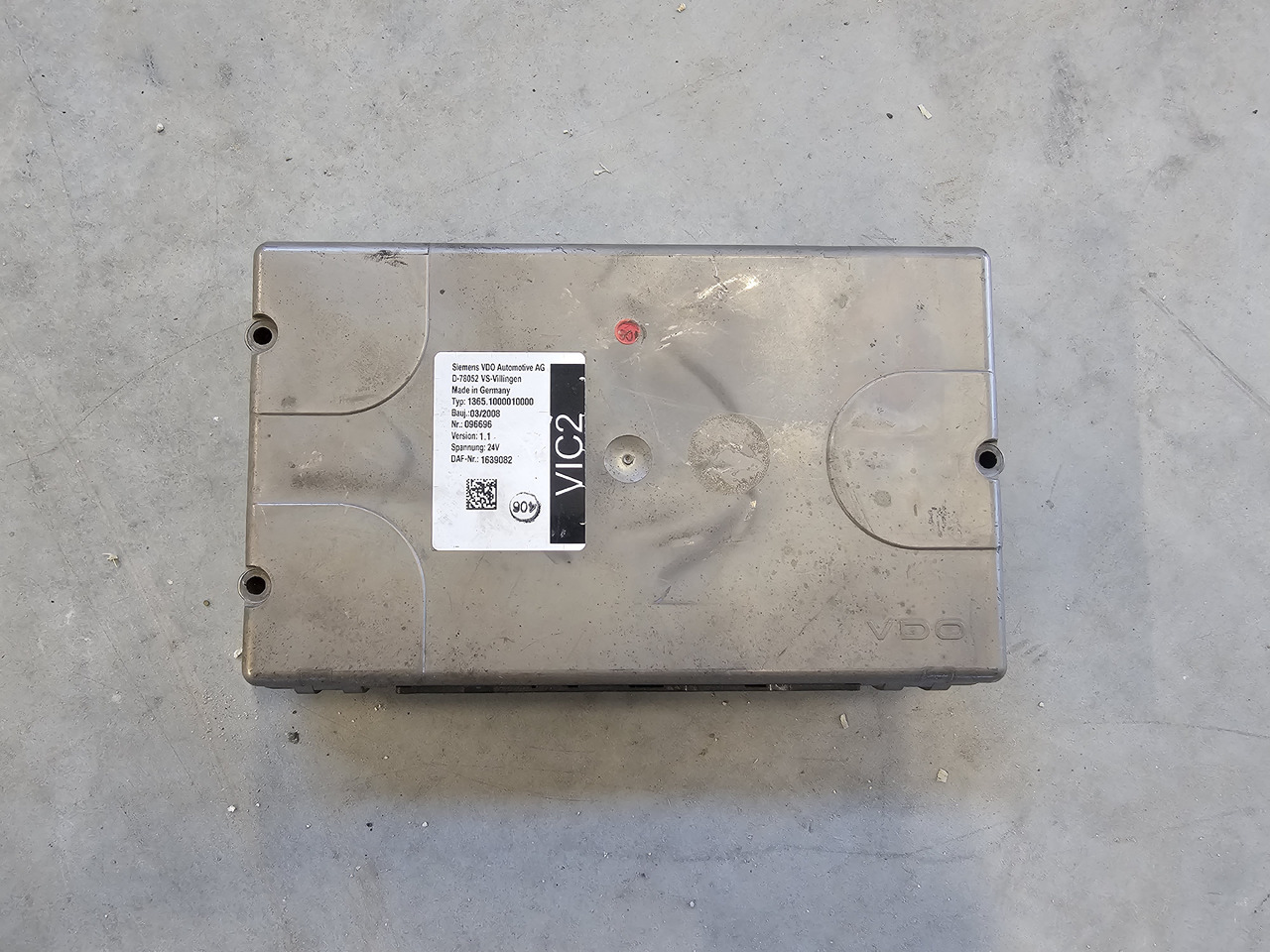 DAF XF CF / VIC2 CONTROL UNIT / 1639082 - ECU: afbeelding 2 DAF XF CF / VIC2 CONTROL UNIT / 1639082 - ECU: afbeelding 2