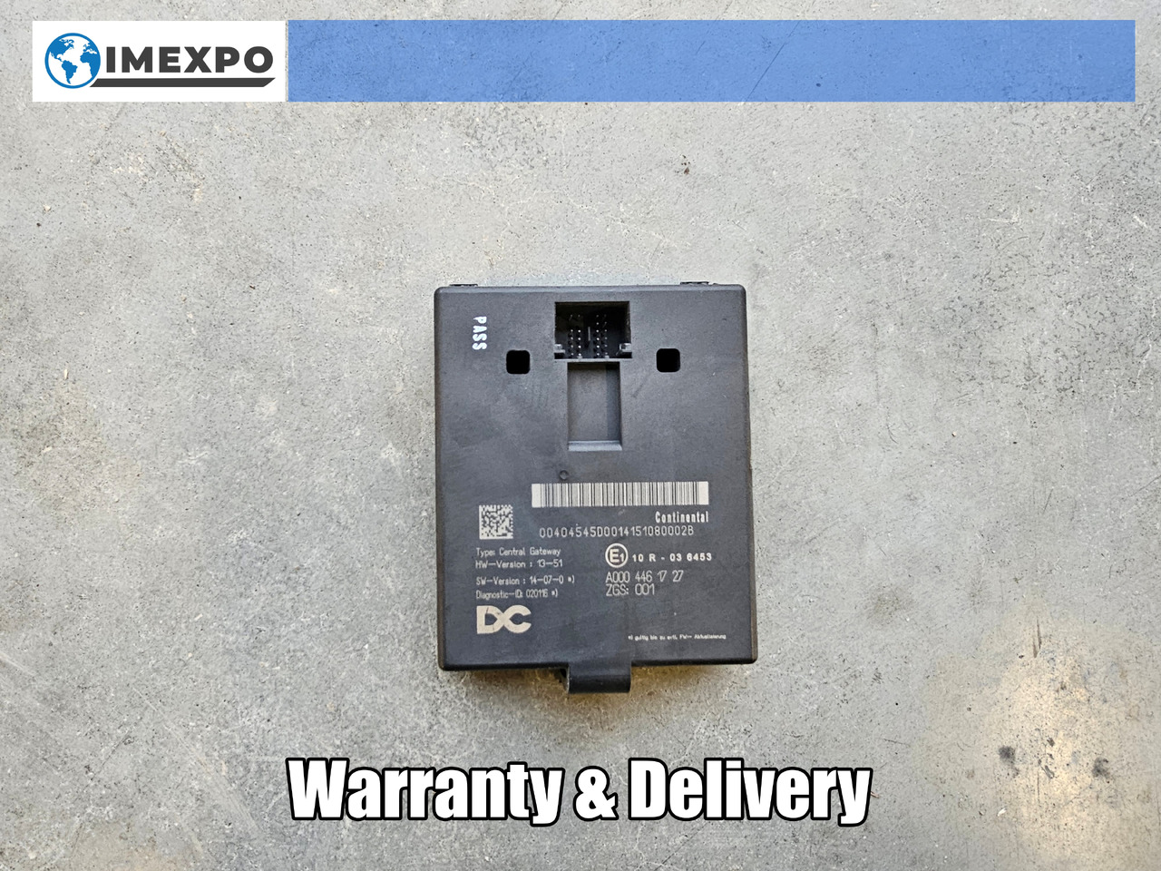 MERCEDES-BENZ ATEGO MP4 EURO 6 /CGW CENTRAL GATEWAY ECU / A0004461727 - ECU: afbeelding 1 MERCEDES-BENZ ATEGO MP4 EURO 6 /CGW CENTRAL GATEWAY ECU / A0004461727 - ECU: afbeelding 1