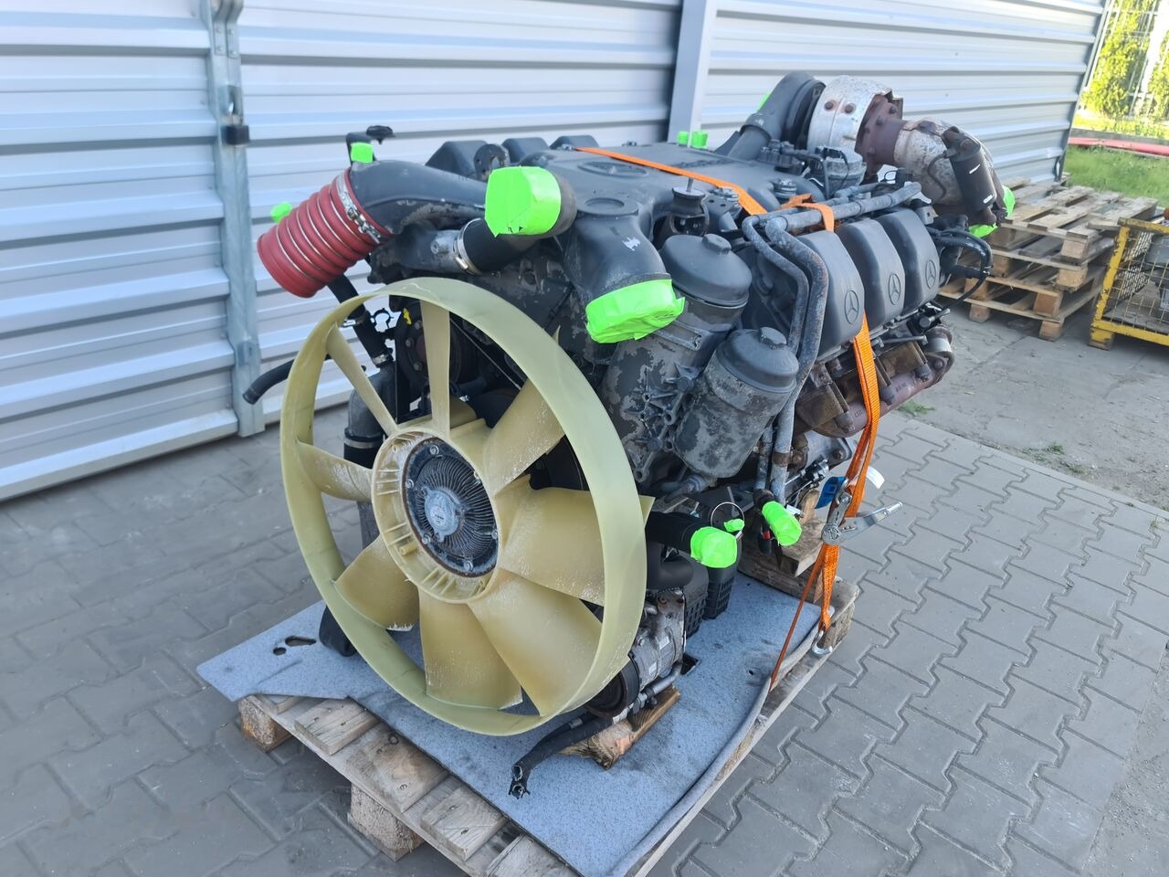 Motor voor Vrachtwagen Mercedes-Benz ACTROS MP2 MP3 EURO5   Mercedes-Benz OM501LA V6 A0154473840 EURO5: afbeelding 7