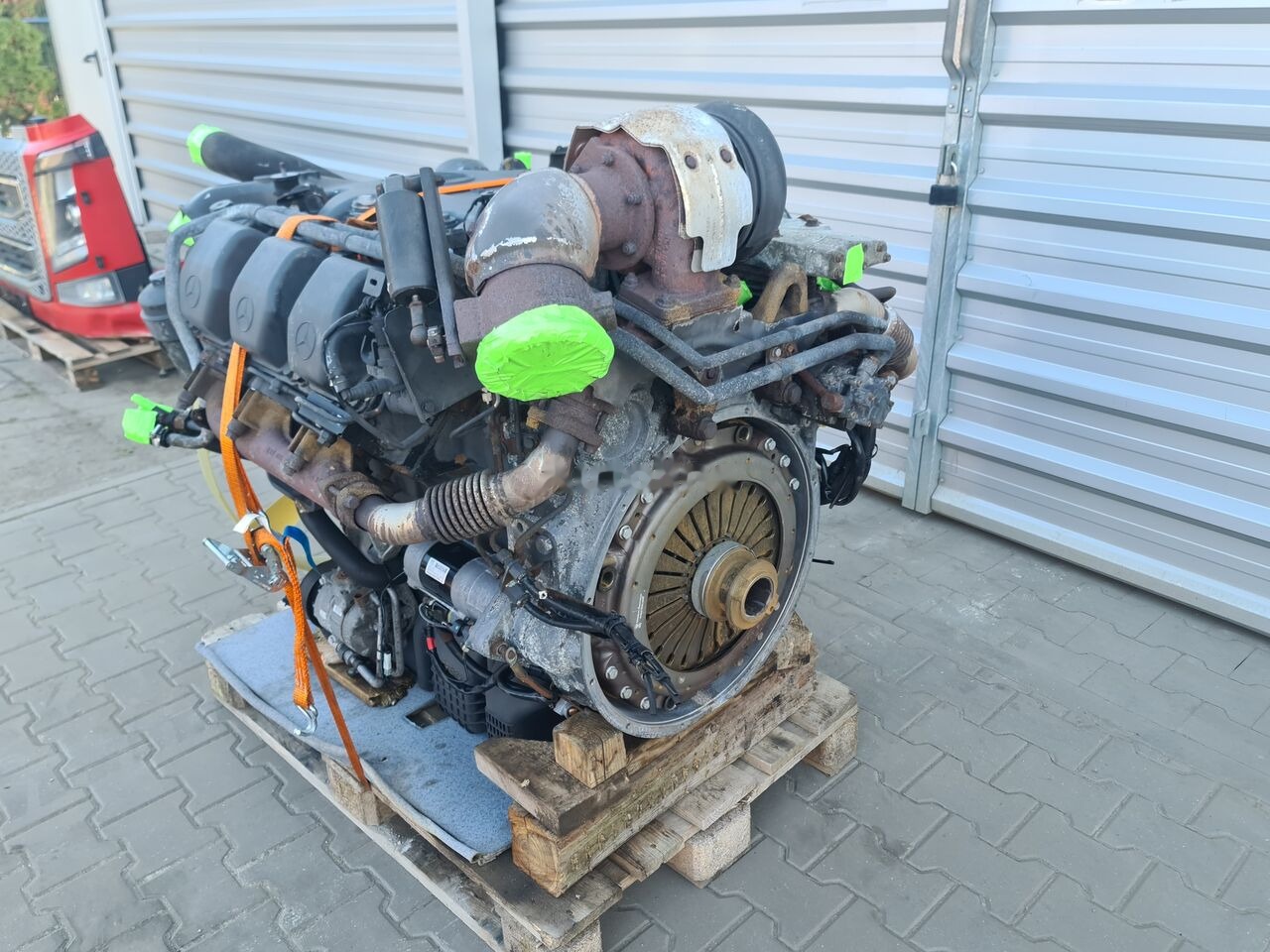 Motor voor Vrachtwagen Mercedes-Benz ACTROS MP2 MP3 EURO5   Mercedes-Benz OM501LA V6 A0154473840 EURO5: afbeelding 6
