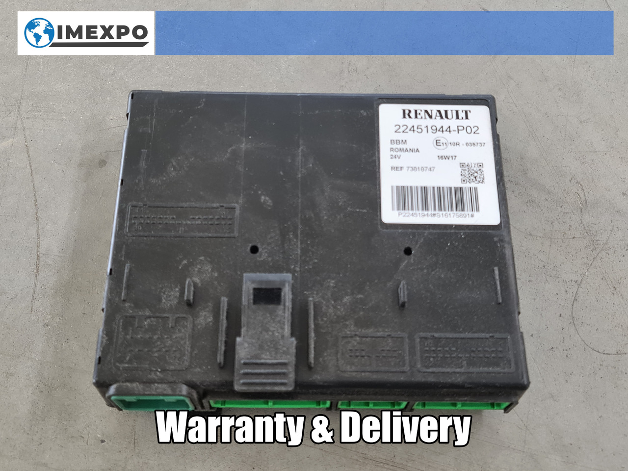 RENAULT RANGE T / BBM CONTROL UNIT / 22451944 P02 - ECU: afbeelding 1 RENAULT RANGE T / BBM CONTROL UNIT / 22451944 P02 - ECU: afbeelding 1