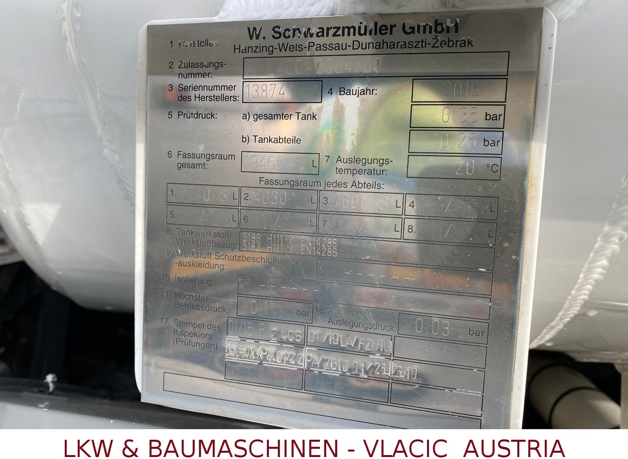 Tankwagen Iveco Stralis 460 Benz/Diesel Schwarzmüller-Kompletzug: afbeelding 10