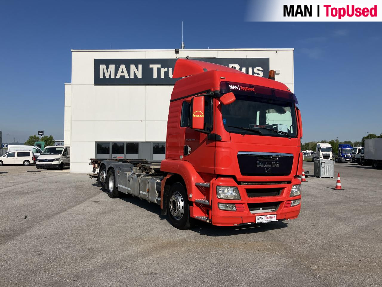 MAN TGS 26.440 6X2-2 LL - Containertransporter/ Wissellaadbak vrachtwagen: afbeelding 1 MAN TGS 26.440 6X2-2 LL - Containertransporter/ Wissellaadbak vrachtwagen: afbeelding 1