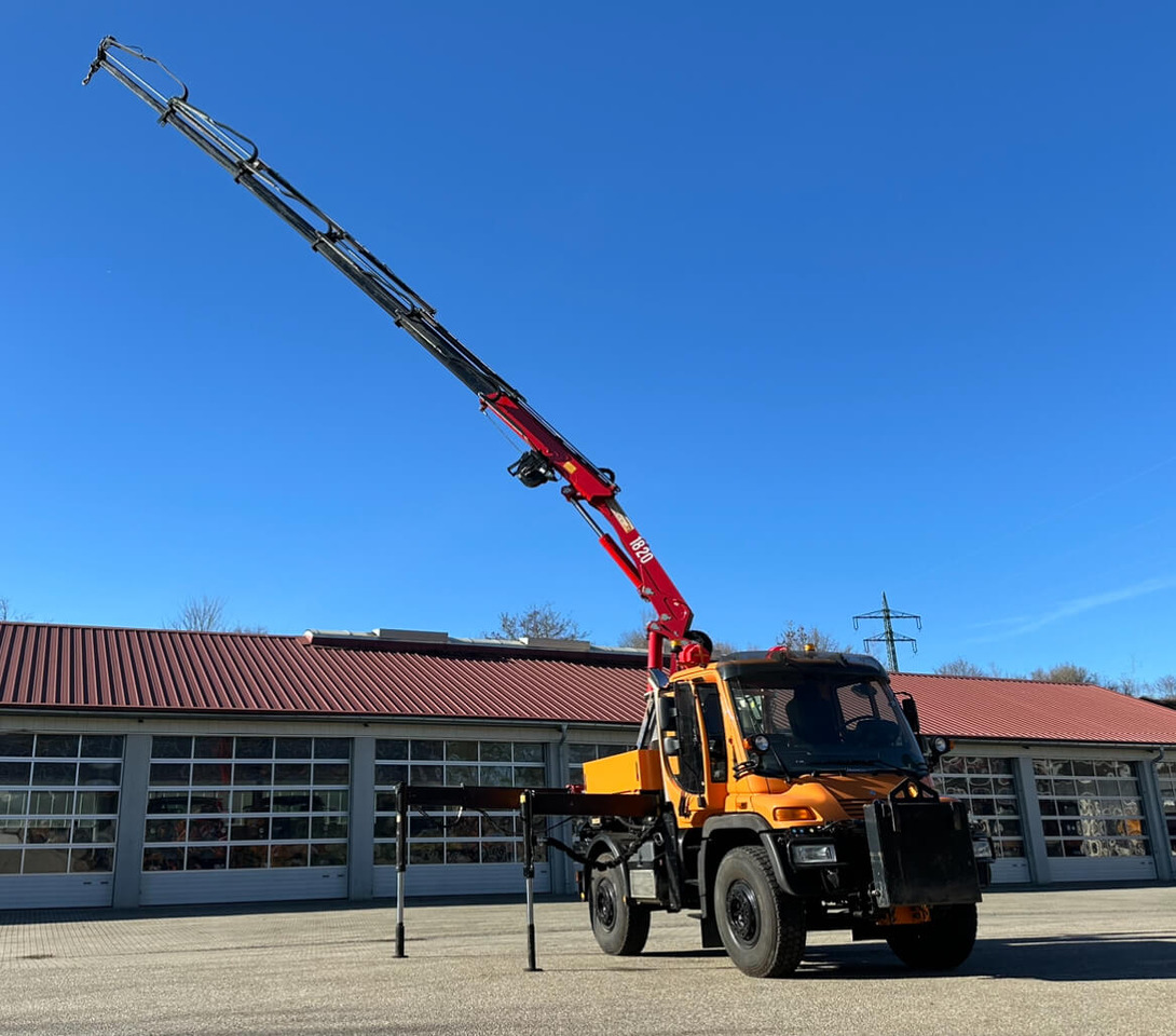 Unimog 400 - U400 405 25177 mit Wechselkran Merced - Gemeentelijke machine/ Speciaal: afbeelding 1 Unimog 400 - U400 405 25177 mit Wechselkran Merced - Gemeentelijke machine/ Speciaal: afbeelding 1