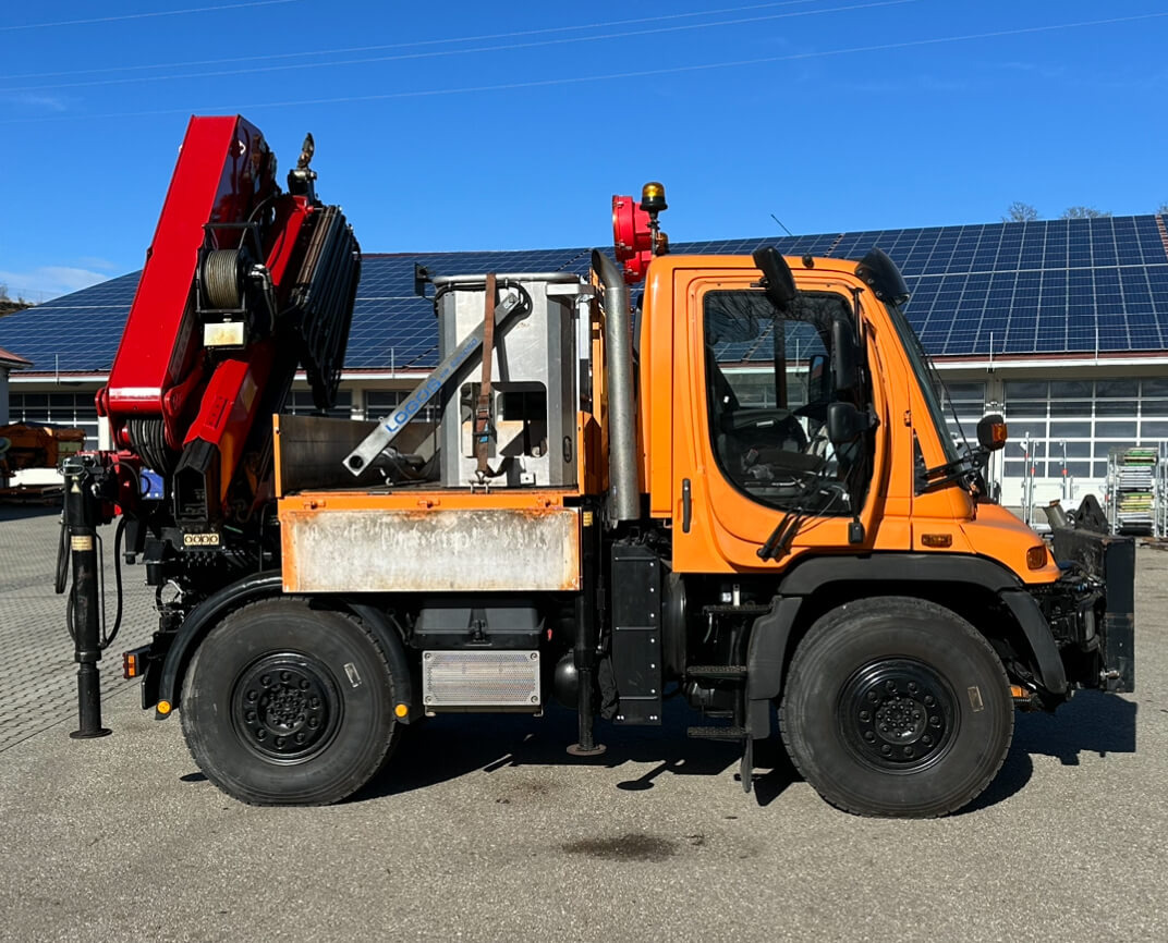 Unimog 400 - U400 405 25177 mit Wechselkran Merced - Gemeentelijke machine/ Speciaal: afbeelding 3 Unimog 400 - U400 405 25177 mit Wechselkran Merced - Gemeentelijke machine/ Speciaal: afbeelding 3