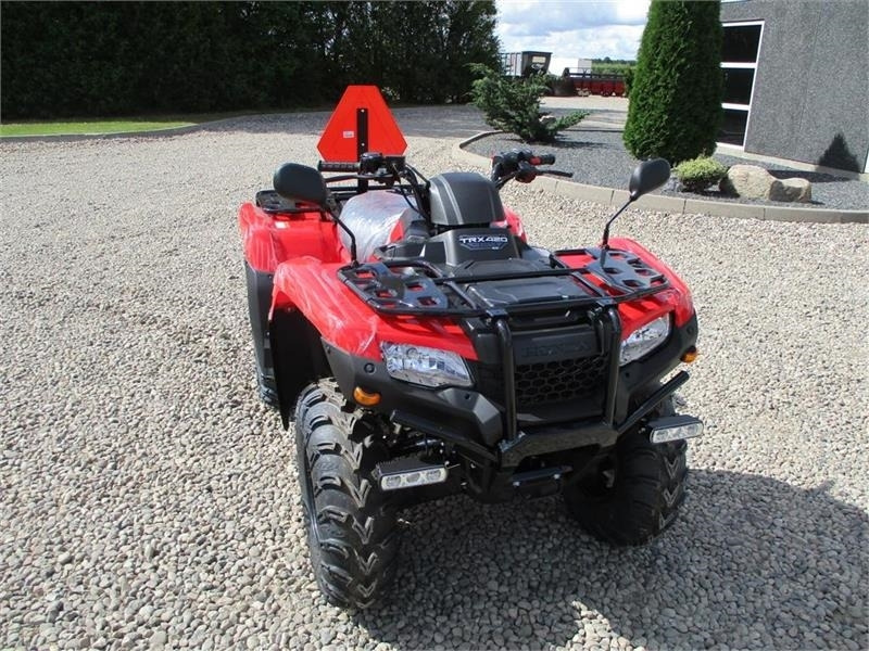 Quad Honda TRX 420FE Traktor STORT LAGER AF HONDA ATV. Vi hj: afbeelding 15