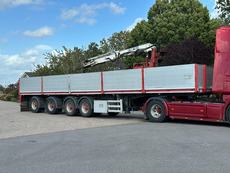 Floor 4 assen Hiab 130r KLEM - Open bak met boorden oplegger: afbeelding 2 Floor 4 assen Hiab 130r KLEM - Open bak met boorden oplegger: afbeelding 2