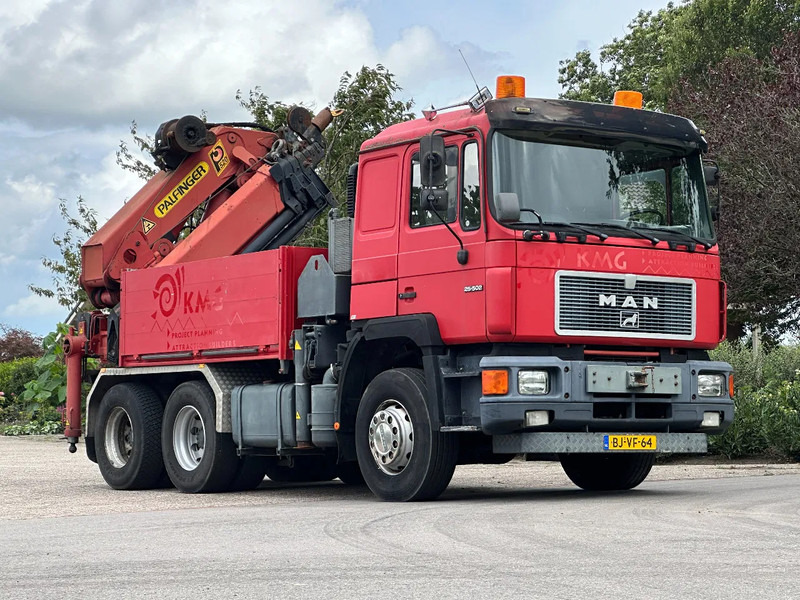 MAN F16 25.502 V10 PALFINGER PK52000 52TM CRANE/GRUE/WINCH!! ELECTRO PACK!!6x4!! - Kraanwagen: afbeelding 2 MAN F16 25.502 V10 PALFINGER PK52000 52TM CRANE/GRUE/WINCH!! ELECTRO PACK!!6x4!! - Kraanwagen: afbeelding 2