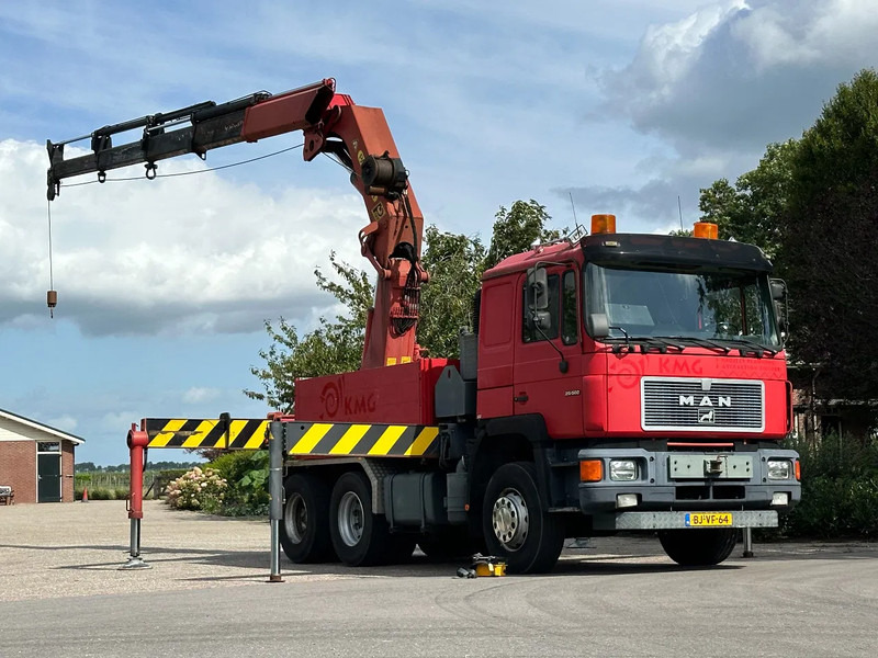 MAN F16 25.502 V10 PALFINGER PK52000 52TM CRANE/GRUE/WINCH!! ELECTRO PACK!!6x4!! - Kraanwagen: afbeelding 1 MAN F16 25.502 V10 PALFINGER PK52000 52TM CRANE/GRUE/WINCH!! ELECTRO PACK!!6x4!! - Kraanwagen: afbeelding 1