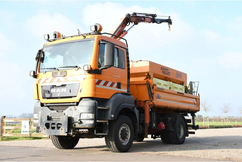 MAN TGS 18.320 4x4!! KRAN/!!!WINTERDIENST/DREISEITENKIPPER!!KOMMUNAL/KLIMA!! - Kipper vrachtwagen, Kraanwagen: afbeelding 3 MAN TGS 18.320 4x4!! KRAN/!!!WINTERDIENST/DREISEITENKIPPER!!KOMMUNAL/KLIMA!! - Kipper vrachtwagen, Kraanwagen: afbeelding 3