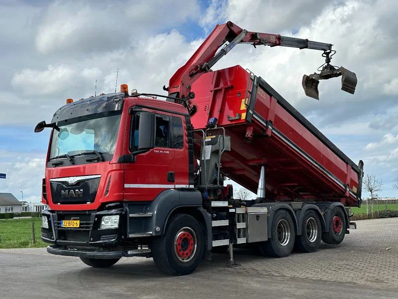 MAN TGS 35.400 8X4 TRIPLE!! EURO6!! Z-KRAAN/KIPPER!!TOP!! - Kipper vrachtwagen, Kraanwagen: afbeelding 3 MAN TGS 35.400 8X4 TRIPLE!! EURO6!! Z-KRAAN/KIPPER!!TOP!! - Kipper vrachtwagen, Kraanwagen: afbeelding 3