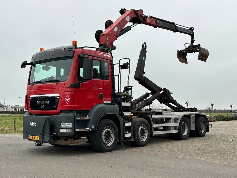 MAN TGS 41.400 8X4 WIDESPREAD!!HMF 22TM KRAAN/HAAK!!TOP!! - Haakarmsysteem vrachtwagen, Kraanwagen: afbeelding 5 MAN TGS 41.400 8X4 WIDESPREAD!!HMF 22TM KRAAN/HAAK!!TOP!! - Haakarmsysteem vrachtwagen, Kraanwagen: afbeelding 5