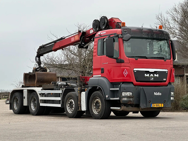 MAN TGS 41.400 8X4 WIDESPREAD!!HMF 22TM KRAAN/HAAK!!TOP!! - Haakarmsysteem vrachtwagen, Kraanwagen: afbeelding 2 MAN TGS 41.400 8X4 WIDESPREAD!!HMF 22TM KRAAN/HAAK!!TOP!! - Haakarmsysteem vrachtwagen, Kraanwagen: afbeelding 2