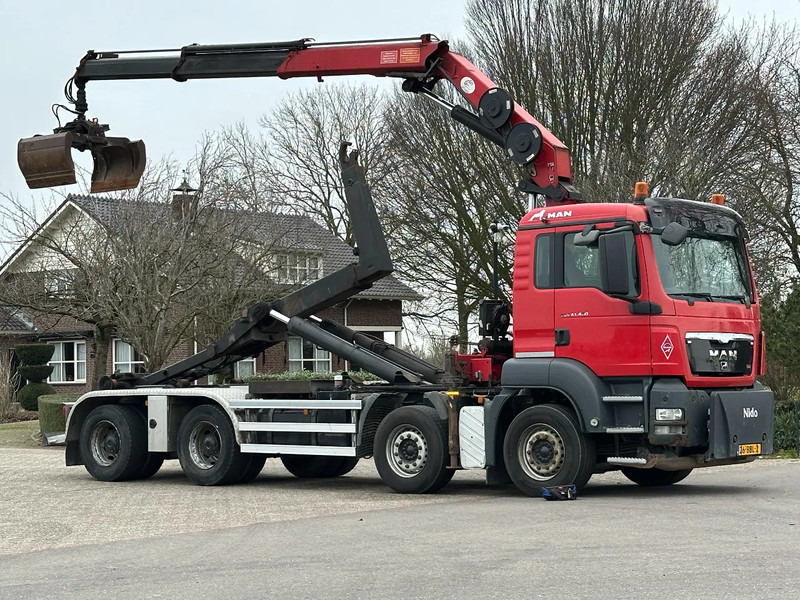 MAN TGS 41.400 8X4 WIDESPREAD!!HMF 22TM KRAAN/HAAK!!TOP!! - Haakarmsysteem vrachtwagen, Kraanwagen: afbeelding 3 MAN TGS 41.400 8X4 WIDESPREAD!!HMF 22TM KRAAN/HAAK!!TOP!! - Haakarmsysteem vrachtwagen, Kraanwagen: afbeelding 3