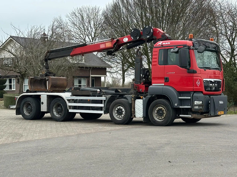 MAN TGS 41.400 8X4 WIDESPREAD!!HMF 22TM KRAAN/HAAK!!TOP!! - Haakarmsysteem vrachtwagen, Kraanwagen: afbeelding 4 MAN TGS 41.400 8X4 WIDESPREAD!!HMF 22TM KRAAN/HAAK!!TOP!! - Haakarmsysteem vrachtwagen, Kraanwagen: afbeelding 4
