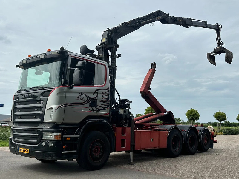 Scania R420 8x4 TRIPLE!!Z-KRAAN/HAAK!! MANUELL!!!SCHROTT/METALL!! - Haakarmsysteem vrachtwagen, Kraanwagen: afbeelding 5 Scania R420 8x4 TRIPLE!!Z-KRAAN/HAAK!! MANUELL!!!SCHROTT/METALL!! - Haakarmsysteem vrachtwagen, Kraanwagen: afbeelding 5