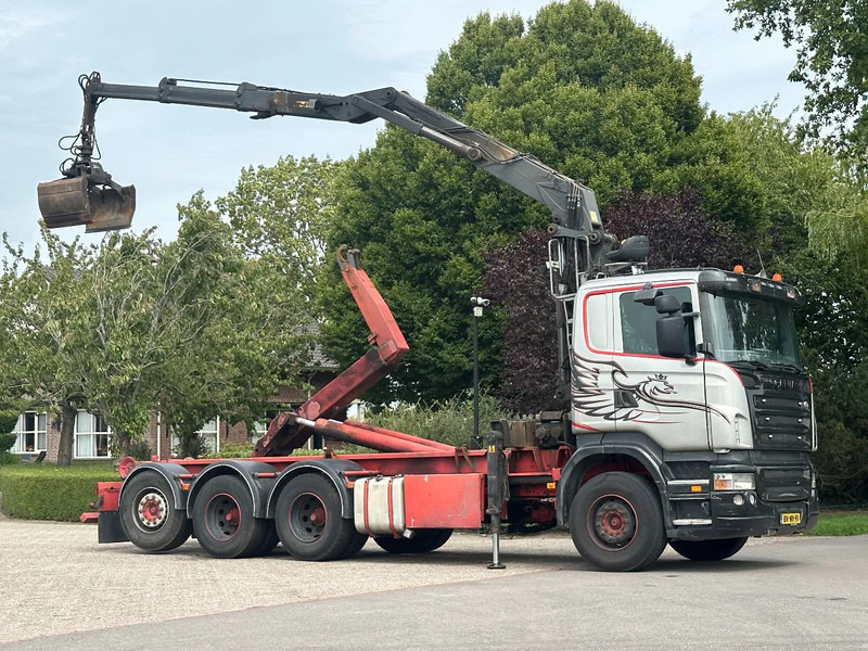 Scania R420 8x4 TRIPLE!!Z-KRAAN/HAAK!! MANUELL!!!SCHROTT/METALL!! - Haakarmsysteem vrachtwagen, Kraanwagen: afbeelding 3 Scania R420 8x4 TRIPLE!!Z-KRAAN/HAAK!! MANUELL!!!SCHROTT/METALL!! - Haakarmsysteem vrachtwagen, Kraanwagen: afbeelding 3