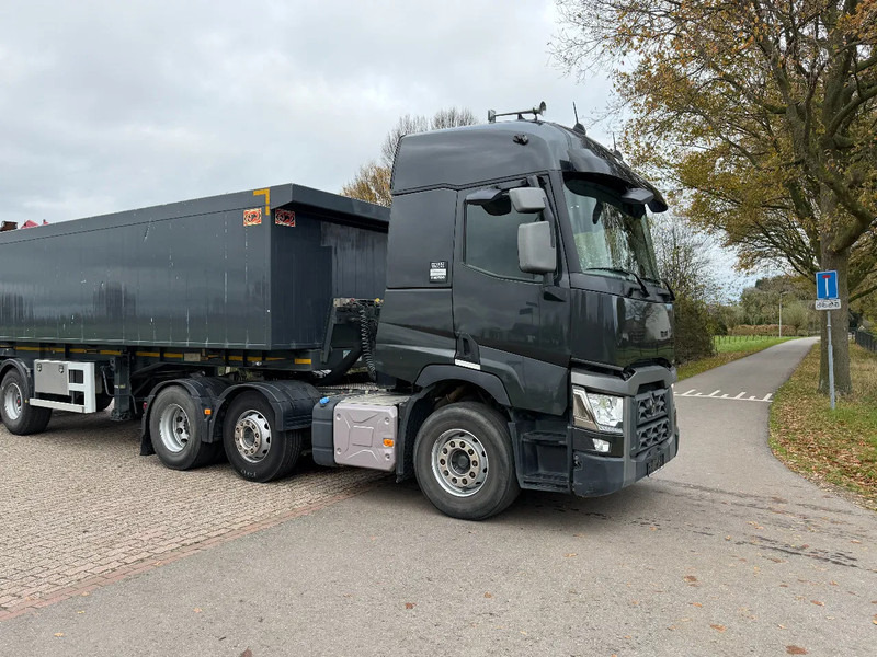 Renault T480 6x2 trekker 262dkm!! TRAILER WITH CRANE FOR SCREED! - Trekker: afbeelding 4 Renault T480 6x2 trekker 262dkm!! TRAILER WITH CRANE FOR SCREED! - Trekker: afbeelding 4