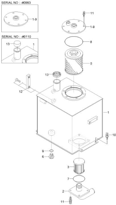 Case 31MJ-01016CG - 31MJ-01016 - Hydrauliektank voor Bouwmachine: afbeelding 4 Case 31MJ-01016CG - 31MJ-01016 - Hydrauliektank voor Bouwmachine: afbeelding 4