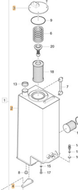 Case 35MK-01511CG - Hydrauliektank voor Bouwmachine: afbeelding 1 Case 35MK-01511CG - Hydrauliektank voor Bouwmachine: afbeelding 1