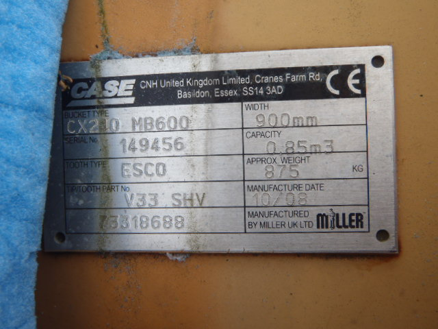 Case 73318688 - 47627468 - Bak voor Bouwmachine: afbeelding 1 Case 73318688 - 47627468 - Bak voor Bouwmachine: afbeelding 1