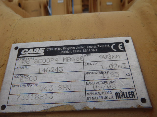 Case 73318813 - 84341331 - Bak voor Bouwmachine: afbeelding 1 Case 73318813 - 84341331 - Bak voor Bouwmachine: afbeelding 1