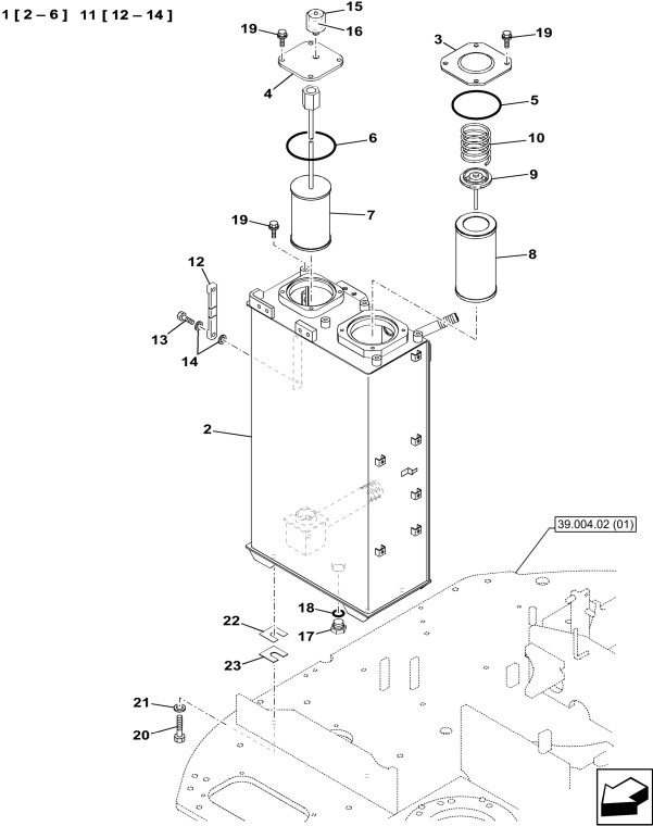 Case KAJ25830 - Hydrauliektank voor Bouwmachine: afbeelding 1 Case KAJ25830 - Hydrauliektank voor Bouwmachine: afbeelding 1