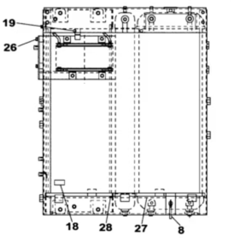 Case KNH10452 - KNH10451 - Radiateur voor Bouwmachine: afbeelding 2 Case KNH10452 - KNH10451 - Radiateur voor Bouwmachine: afbeelding 2