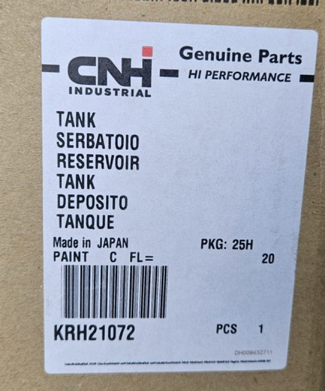 Case KRH21072 - Brandstoftank voor Bouwmachine: afbeelding 5 Case KRH21072 - Brandstoftank voor Bouwmachine: afbeelding 5